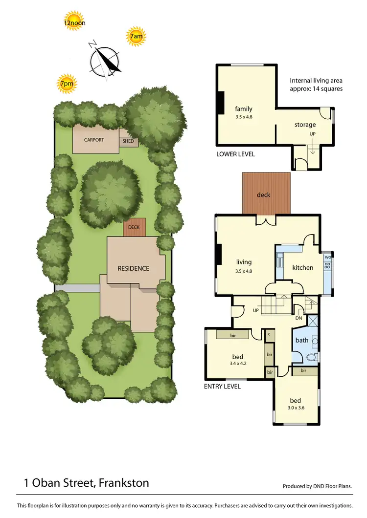 Floorplan of Homely house listing, 1 Oban Street, Frankston VIC 3199