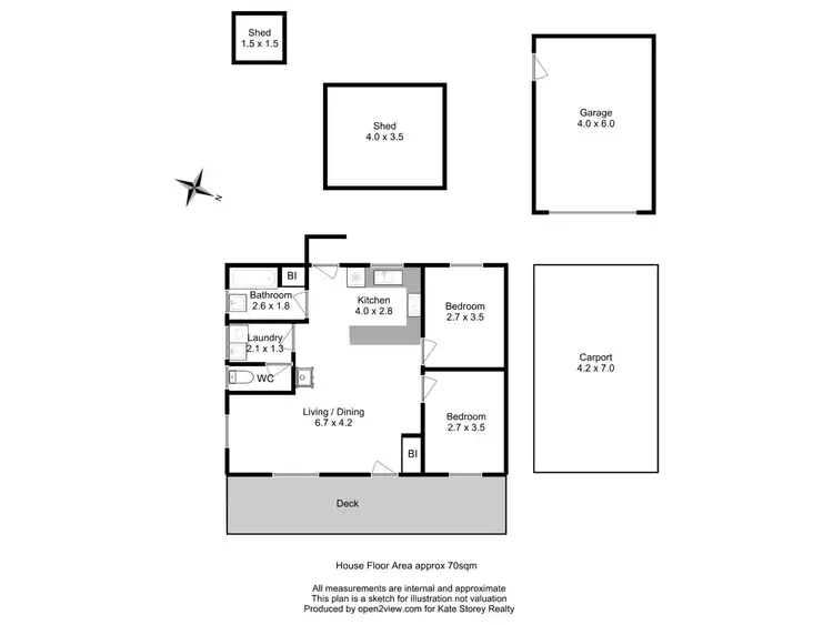 Floorplan of Homely house listing, 22 Turners Road, Saltwater River TAS 7186