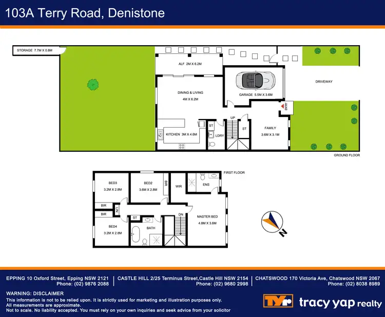 Floorplan of Homely semi-detached listing, 103a Terry Road, Denistone NSW 2114