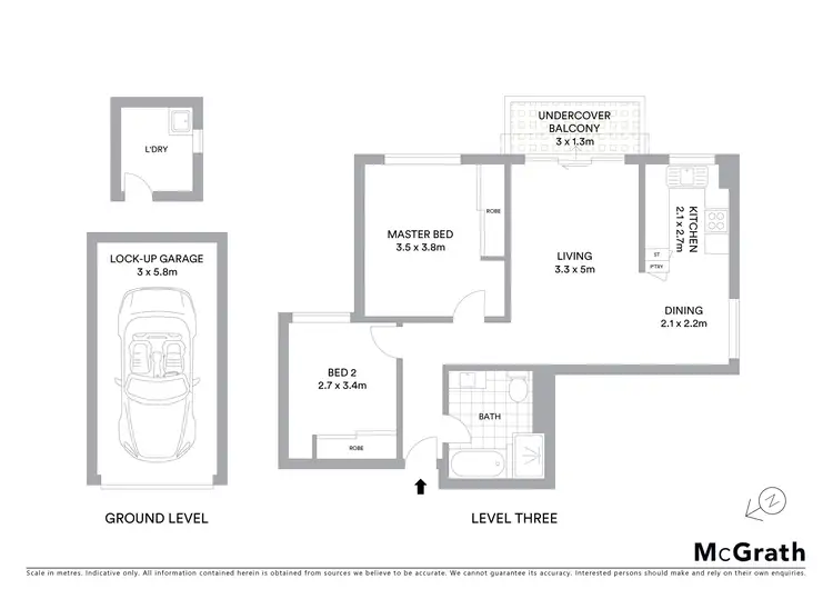 Floorplan of Homely unit listing, 14/14-18 Crawford Road, Brighton-le-sands NSW 2216