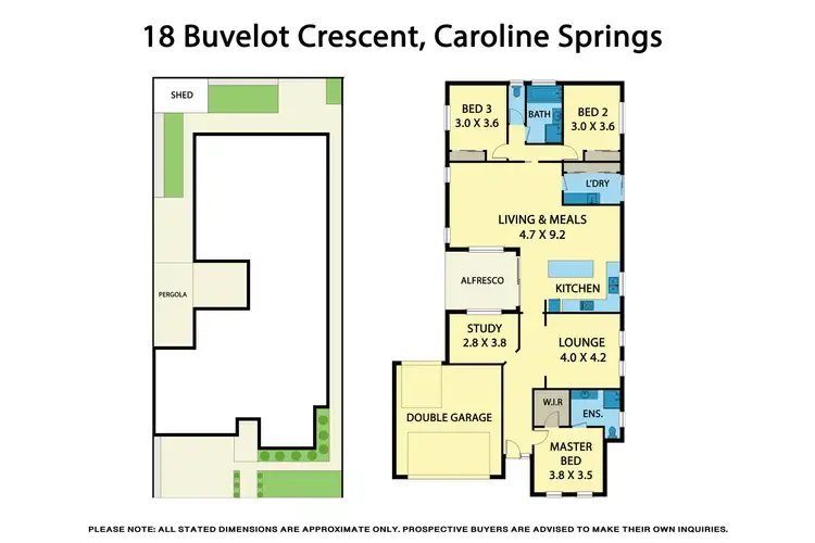 Floorplan of Homely house listing, 18 Buvelot Crescent, Caroline Springs VIC 3023