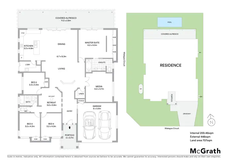 Floorplan of Homely house listing, 44 Wategos Circuit, Pelican Waters QLD 4551