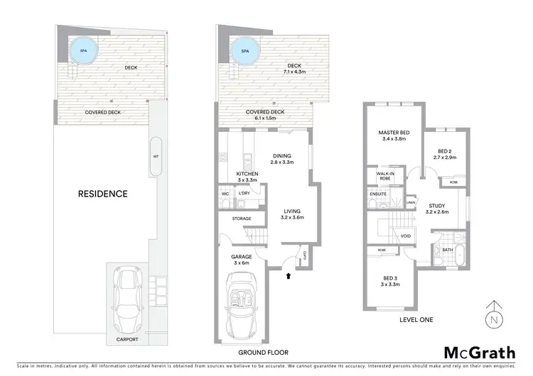 Floorplan of Homely townhouse listing, 4/34 McLachlan Avenue, Long Jetty NSW 2261