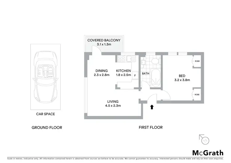 Floorplan of Homely apartment listing, 11/22 New Beach Road, Darling Point NSW 2027