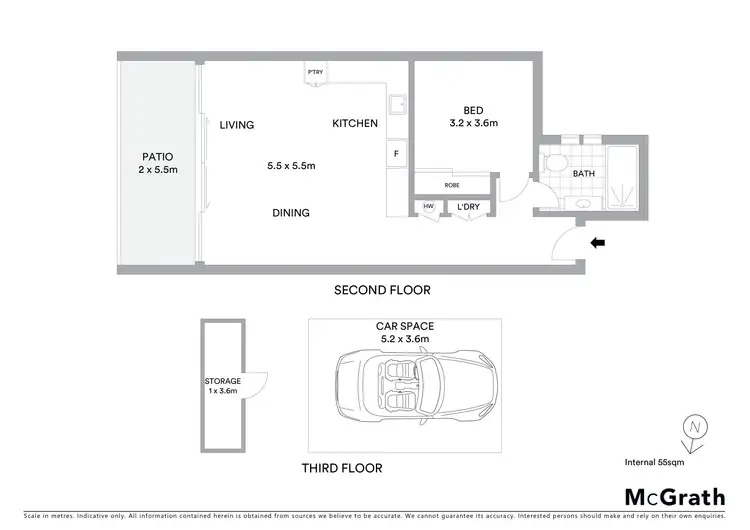 Floorplan of Homely unit listing, 3/209 Wills Street, Townsville City QLD 4810