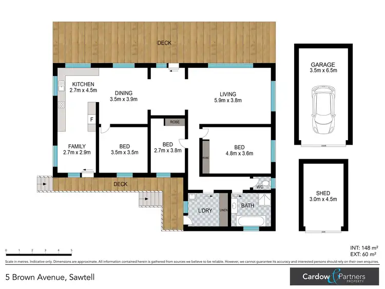 Floorplan of Homely house listing, 5 Brown Avenue, Sawtell NSW 2452