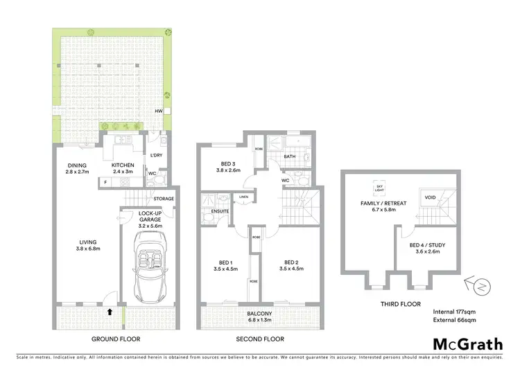 Floorplan of Homely townhouse listing, 5B/73a Banksia Street, Botany NSW 2019