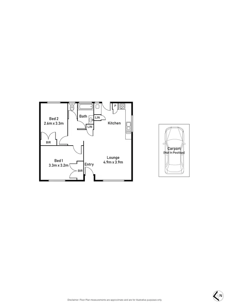 Floorplan of Homely unit listing, 4/147 Essex Street, West Footscray VIC 3012