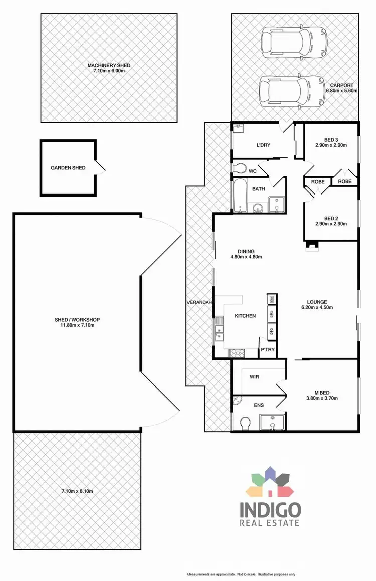 Floorplan of Homely house listing, 649 Beechworth-Chiltern Road, Beechworth VIC 3747