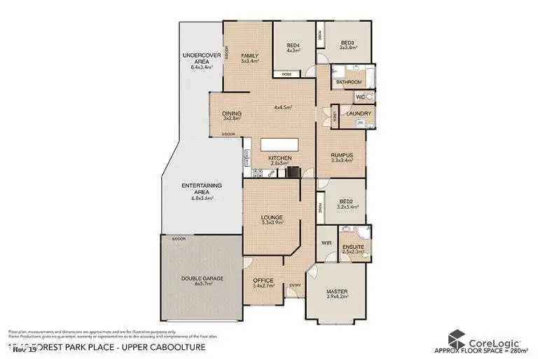 Floorplan of Homely house listing, 12-14 Forgie Street, Upper Caboolture QLD 4510
