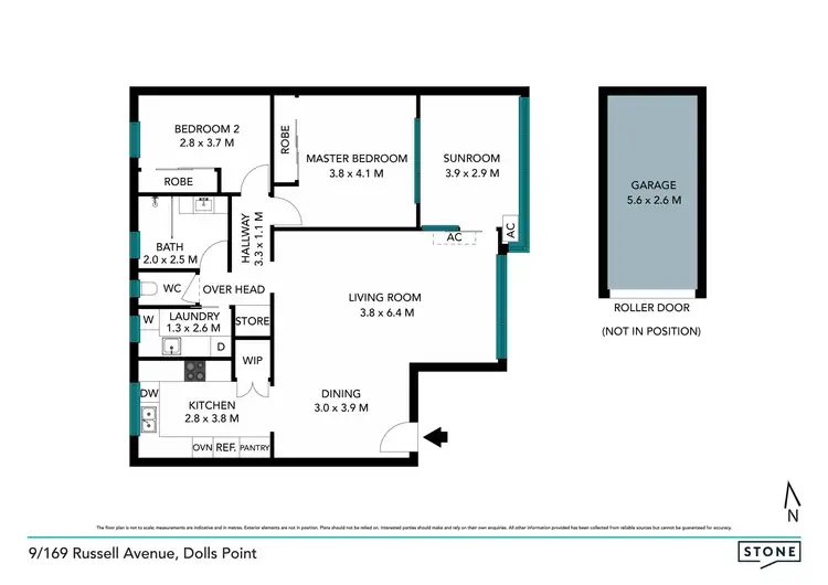 Floorplan of Homely apartment listing, 9/169 Russell Avenue, Dolls Point NSW 2219