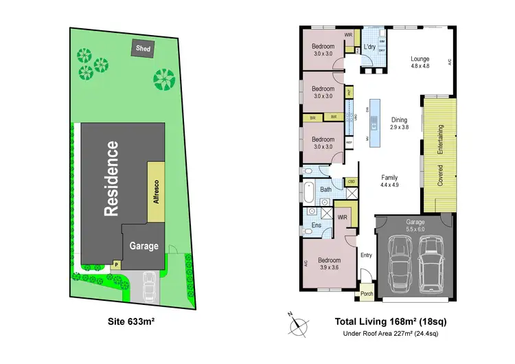 Floorplan of Homely house listing, 13 Toorongo Street, Drouin VIC 3818
