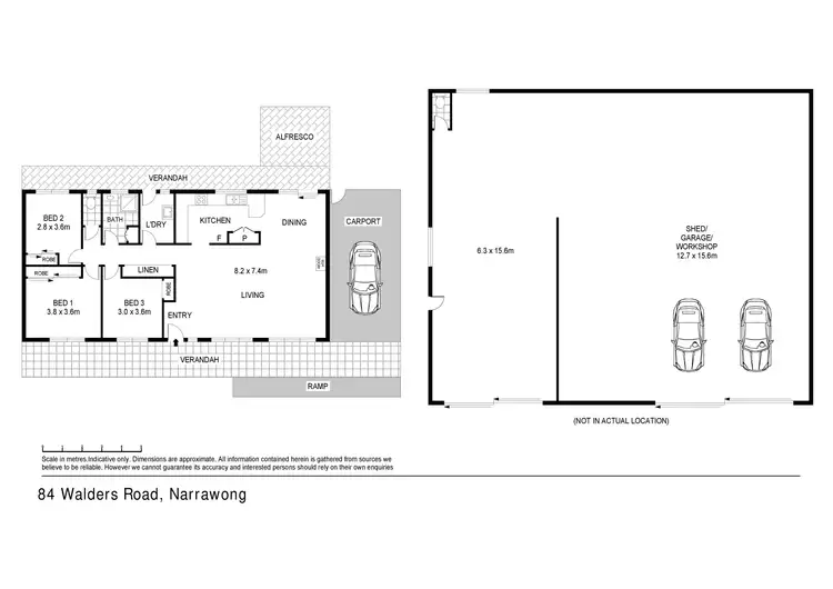 Floorplan of Homely house listing, 84 Walders Road, Narrawong VIC 3285