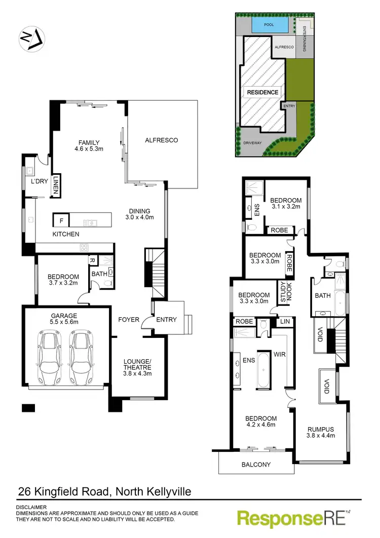 Floorplan of Homely house listing, 26 Kingfield Road, North Kellyville NSW 2155