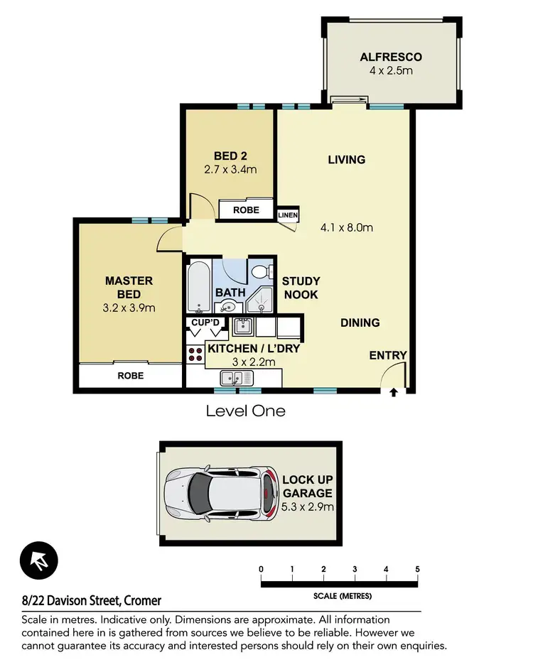 Floorplan of Homely apartment listing, 8/22 Davison Street, Cromer NSW 2099