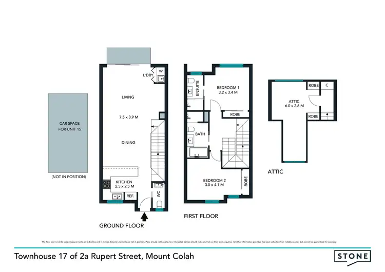 Floorplan of Homely townhouse listing, 6/2a Rupert Street, Mount Colah NSW 2079