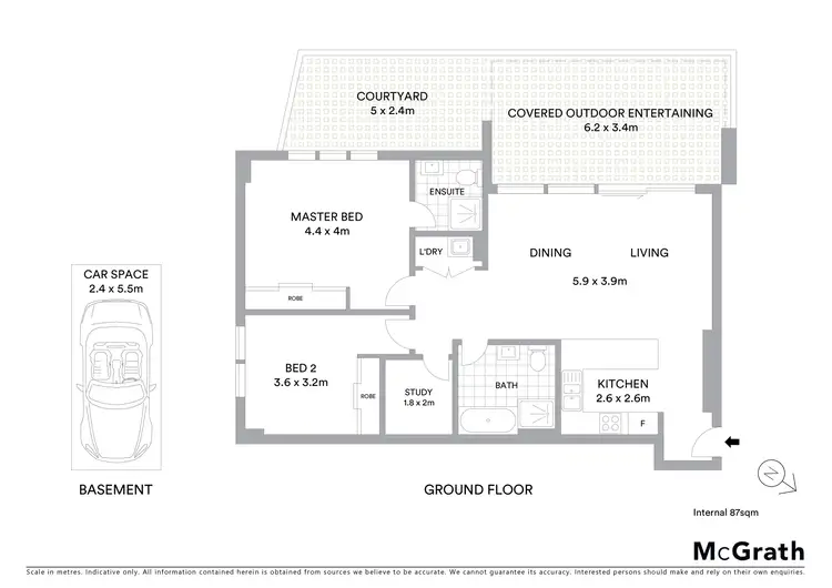 Floorplan of Homely apartment listing, 6/10 Bidjigal Road, Arncliffe NSW 2205