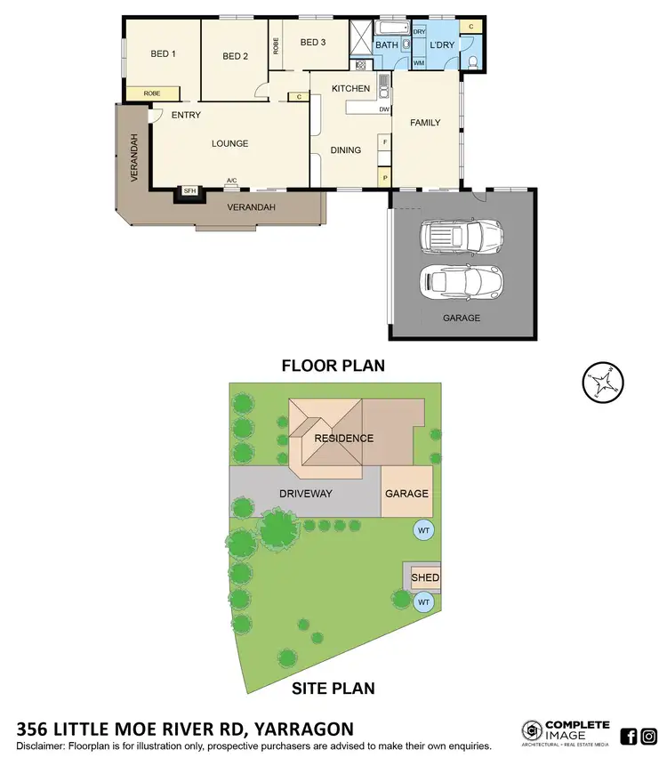 Floorplan of Homely house listing, 356 Little Moe River Road, Yarragon VIC 3823