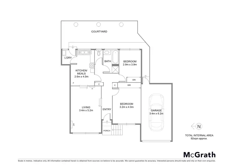 Floorplan of Homely townhouse listing, 2/68 Medway Street, Box Hill North VIC 3129