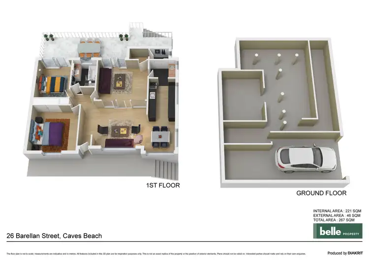 Floorplan of Homely house listing, 26 Barellan Street, Caves Beach NSW 2281