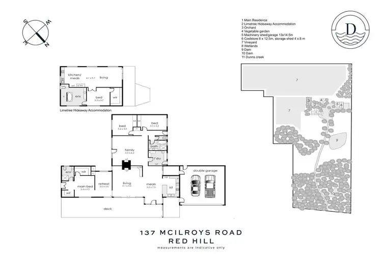 Floorplan of Homely rural property listing, 137 Mcilroys Road, Red Hill VIC 3937