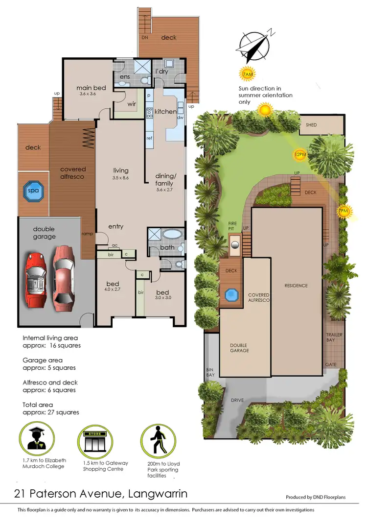 Floorplan of Homely house listing, 21 Paterson Avenue, Langwarrin VIC 3910
