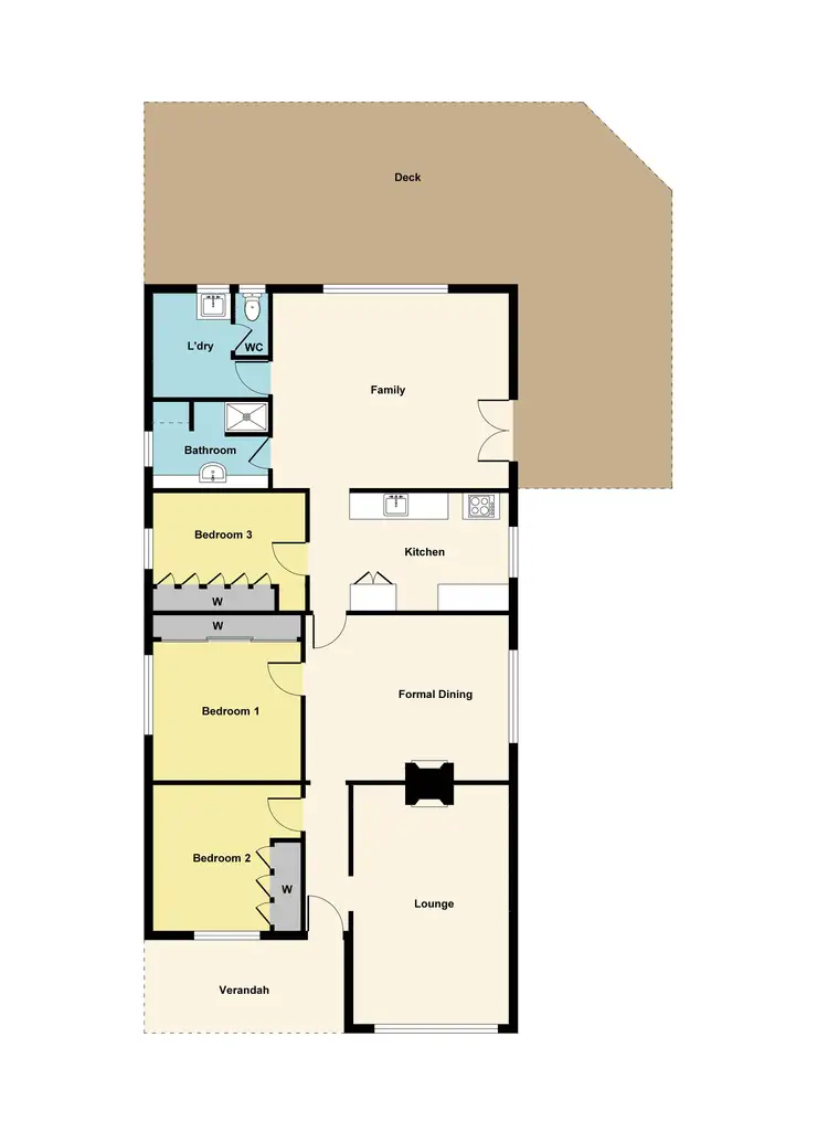Floorplan of Homely house listing, 2 Dean Street, Ararat VIC 3377