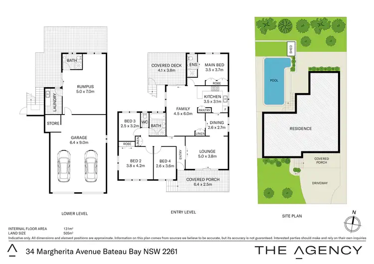 Floorplan of Homely house listing, 34 Margherita Avenue, Bateau Bay NSW 2261