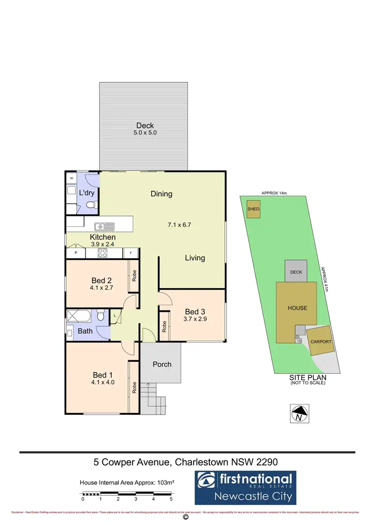 Floorplan of Homely house listing, 5 Cowper Avenue, Charlestown NSW 2290