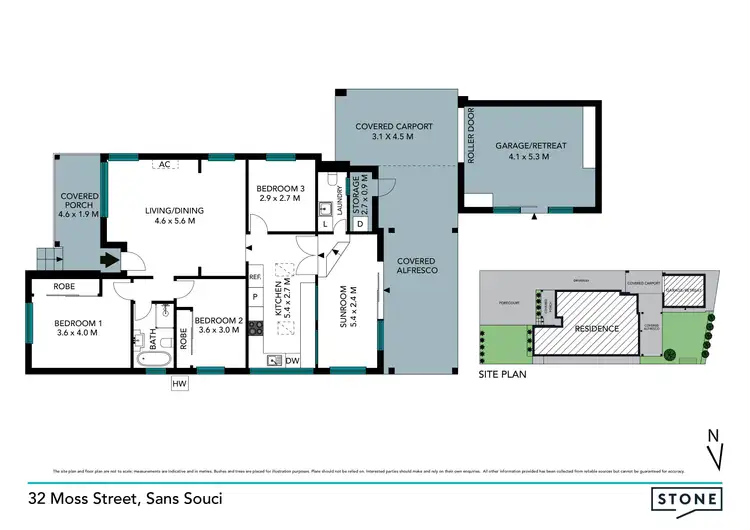 Floorplan of Homely house listing, 32 Moss Street, Sans Souci NSW 2219