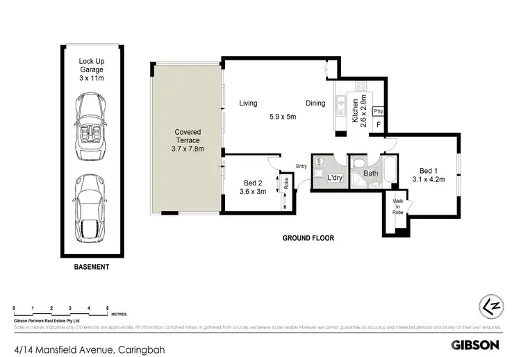 Floorplan of Homely apartment listing, 4/14 Mansfield Avenue, Caringbah NSW 2229