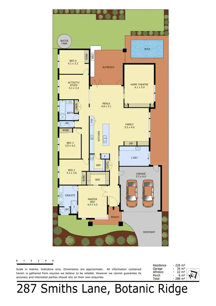 Floorplan of Homely house listing, 287 Smiths Lane, Botanic Ridge VIC 3977