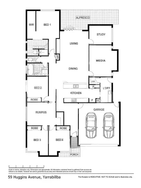 Floorplan of Homely house listing, 59 Huggins Avenue, Yarrabilba QLD 4207