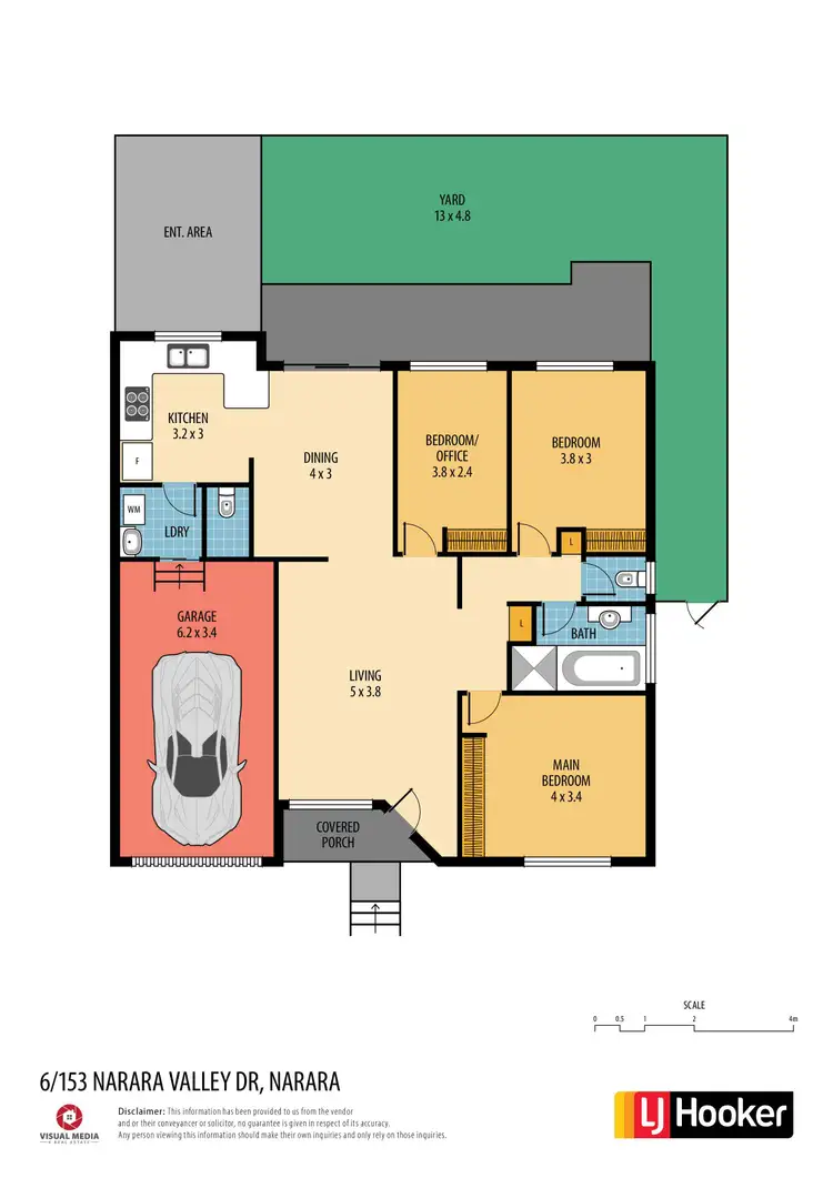 Floorplan of Homely villa listing, 6/153 Narara Valley Drive, Narara NSW 2250