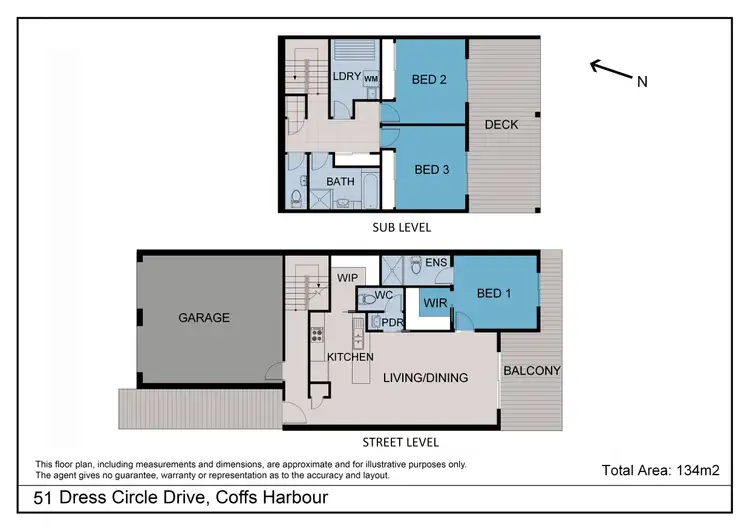 Floorplan of Homely townhouse listing, 51 Dress Circle, Coffs Harbour NSW 2450