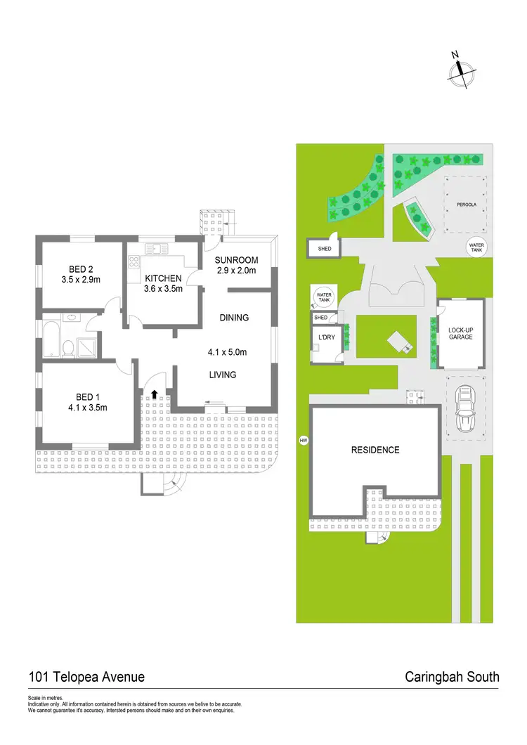 Floorplan of Homely house listing, 101 Telopea Avenue, Caringbah South NSW 2229