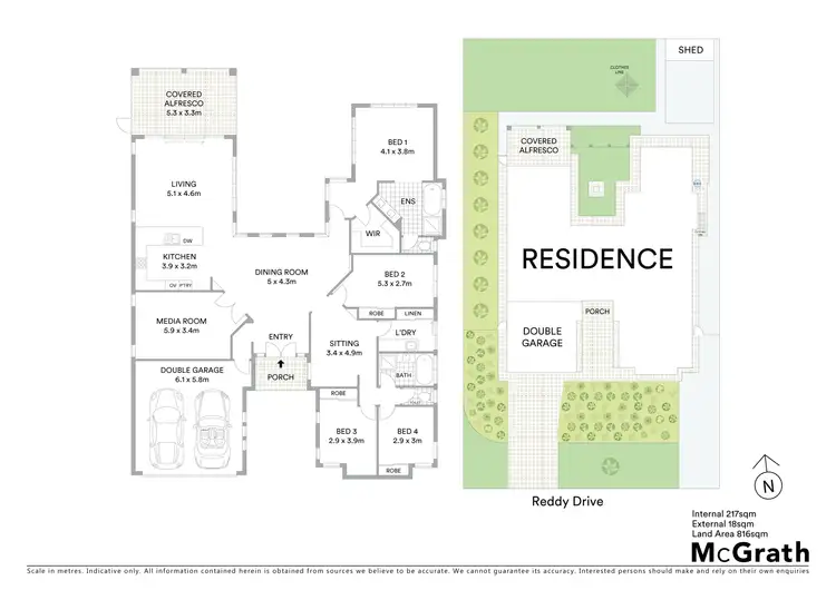 Floorplan of Homely house listing, 3 Reddy Drive, Norman Gardens QLD 4701