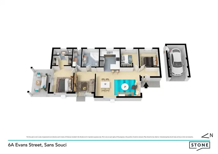 Floorplan of Homely house listing, 6A Evans Street, Sans Souci NSW 2219