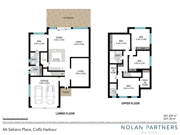 Floorplan of Homely house listing, 4a Safrano Place, Coffs Harbour NSW 2450