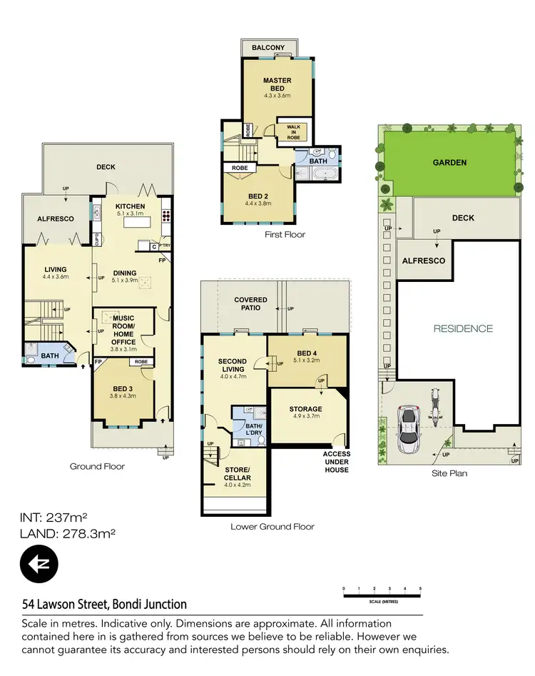 Floorplan of Homely house listing, 54 Lawson Street, Bondi Junction NSW 2022