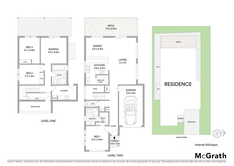 Floorplan of Homely townhouse listing, 44 Jessica Way, Highton VIC 3216