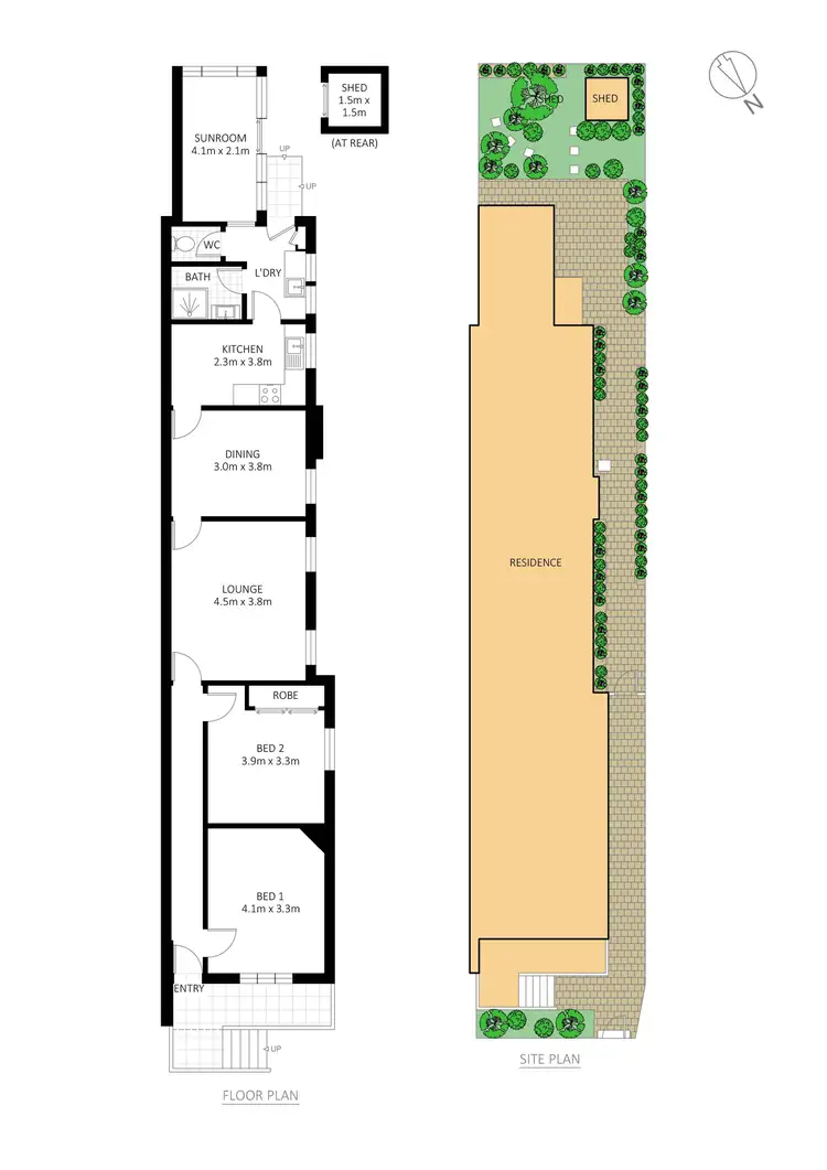 Floorplan of Homely house listing, 58 Samuel Street, Tempe NSW 2044
