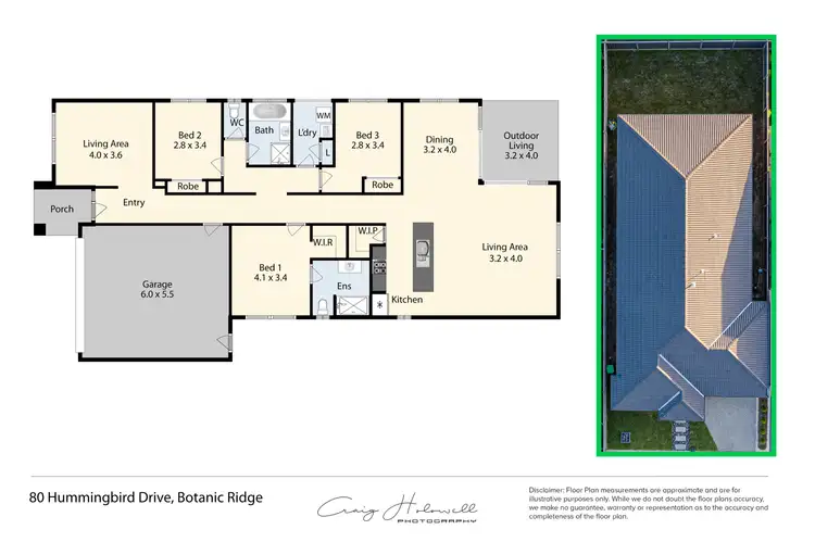 Floorplan of Homely house listing, 80 Hummingbird Drive, Botanic Ridge VIC 3977