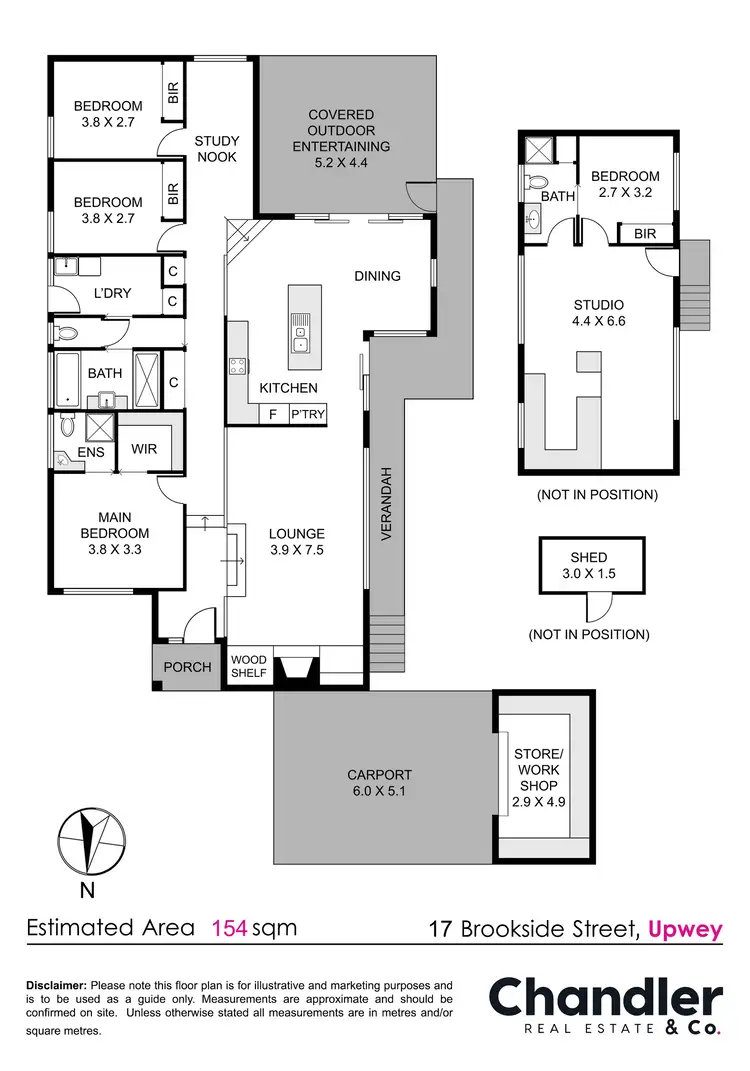Floorplan of Homely house listing, 17 Brookside Street, Upwey VIC 3158