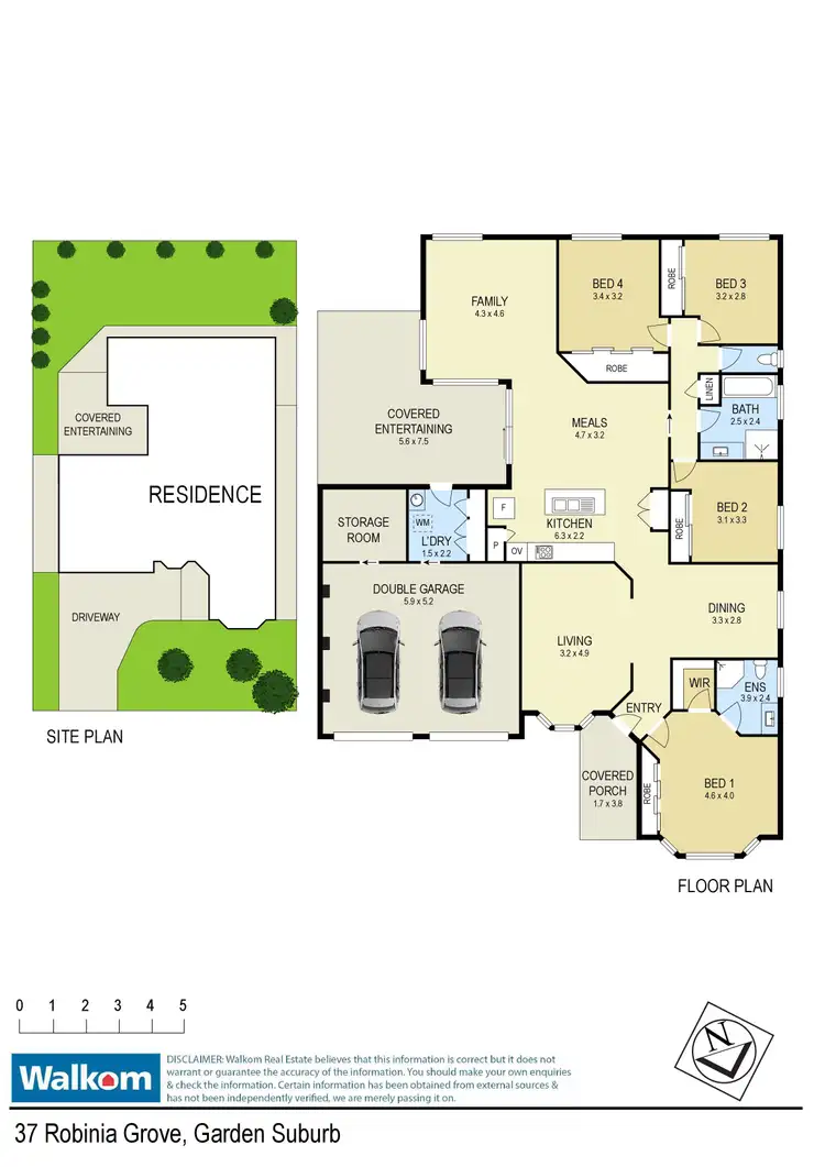 Floorplan of Homely house listing, 37 Robinia Grove, Garden Suburb NSW 2289