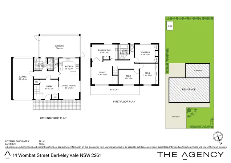 Floorplan of Homely house listing, 14 Wombat Street, Berkeley Vale NSW 2261