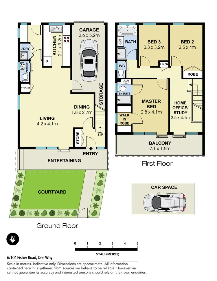 Floorplan of Homely apartment listing, 6/104 Fisher Road, Dee Why NSW 2099