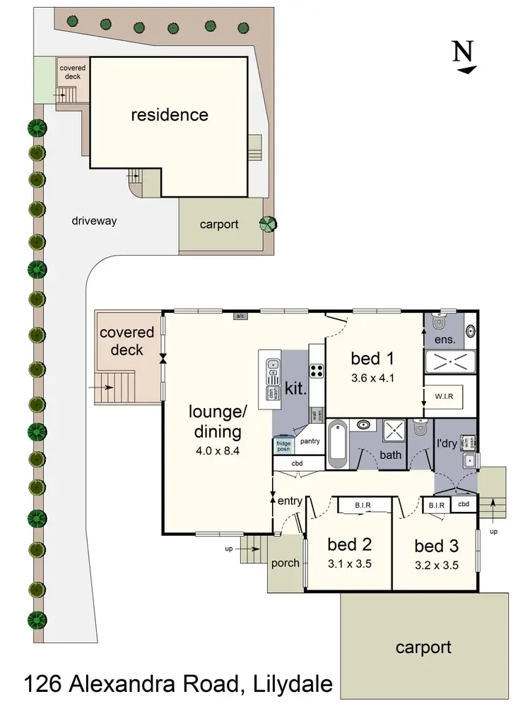Floorplan of Homely house listing, 126 Alexandra Road, Lilydale VIC 3140