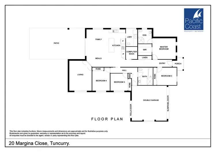 Floorplan of Homely house listing, 20 Margina Close, Tuncurry NSW 2428