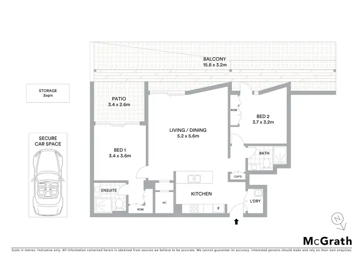 Floorplan of Homely apartment listing, 715/159 Ross Street, Forest Lodge NSW 2037
